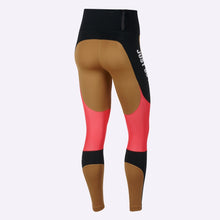 Load image into Gallery viewer, Nike - Dri-FIT Power Women&#39;s Graphic Training Tights - Wheat/Black/Ember Glow/White
