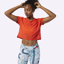 Load image into Gallery viewer, Reebok - Women&#39;s CrossFit Jacquard Tee - Canton Red
