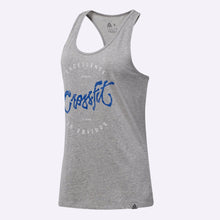 Load image into Gallery viewer, Reebok - Women&#39;s CrossFit Racer Tank - Medium Grey Heather
