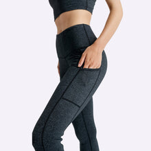 Load image into Gallery viewer, The Brave - Women&#39;s Elevate Full Length Tights - Black Marle

