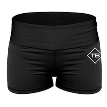 Load image into Gallery viewer, The Brave Women&#39;s Flow Longer Active Shorts - Black Diamond

