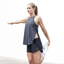 Load image into Gallery viewer, The WOD Life - Women&#39;s Featherweave Singlet - Charcoal Marle

