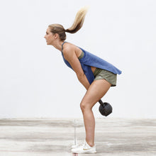 Load image into Gallery viewer, The WOD Life - Women&#39;s Featherweave Singlet - Surf Blue Marle
