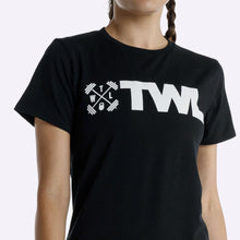 Load image into Gallery viewer, The WOD Life - Women&#39;s Classics Flux T-Shirt -  Black/White
