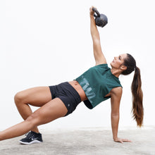 Load image into Gallery viewer, The WOD Life - Women&#39;s Classics Slash Crop Tank - Jungle
