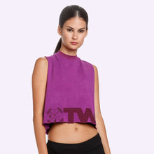 Load image into Gallery viewer, The WOD Life - Women&#39;s Classics Slash Crop Tank - Ultra Violet

