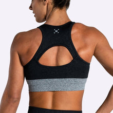 Load image into Gallery viewer, The WOD Life - Women&#39;s Endure Seamless Bra - Black/Charcoal Marl
