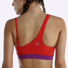 Load image into Gallery viewer, The WOD Life - Women&#39;s Holster Crop - Ultra Violet/Poppy Red
