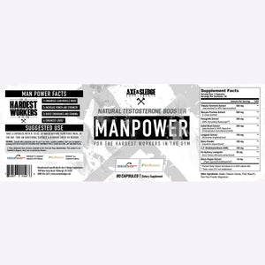 Axe & Sledge - Man Power - 30 Serves